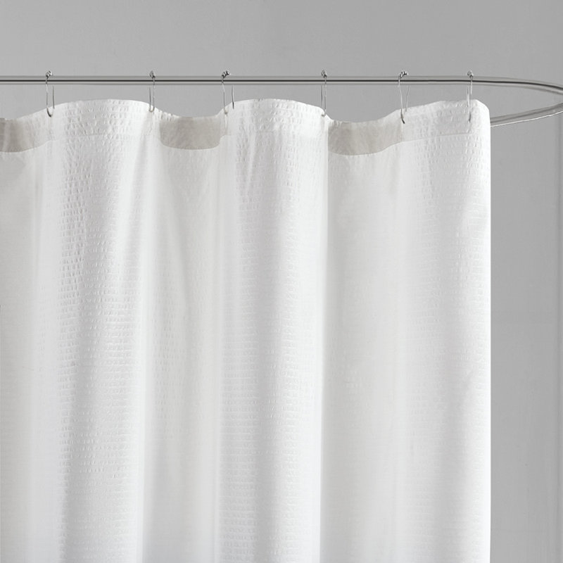 Rideau de douche à imprimé dégradé gris 72 po x 72 po Ombre, Gris