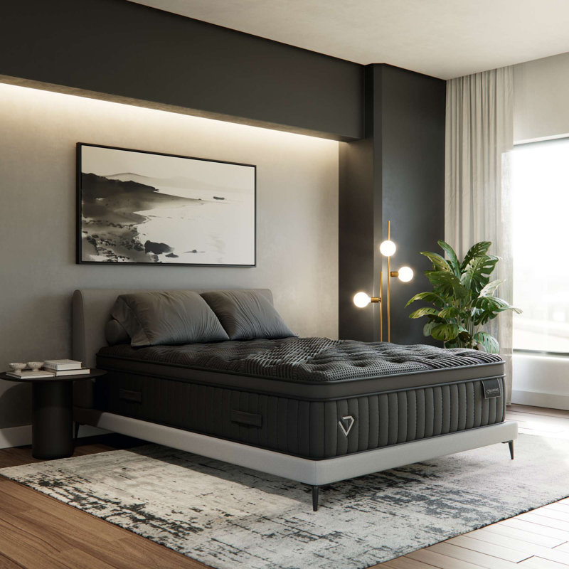 Black Diamond matelassé hybride (moyen, simple TG), Simple extra long