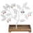 Metal Earring Rack Jewelry Tree Stand