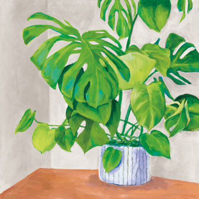 Imprimé gris «Jungalow» par Mary Urban Print