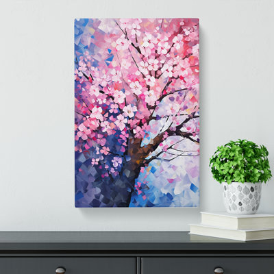 Cherry Blossom Tree Orphism No.3 - Wrapped Canvas