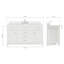 Ensemble de meuble-lavabo simple 61 po Macnair-85364130