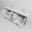 Meuble-lavabo double blanc 84 po X P 22 po D, ensemble de comptoir en quartz blanc et robinet-355683135-355683121