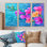 Addiston - Iris, ensemble d'art mural
