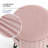 Round Pleated Velvet Ottoman with Storage-1534620955-1534620957