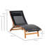 Finsbury 182cm Long Reclining Pine Single Chaise