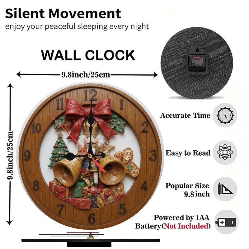 Nutcracker-Christmas-Clock-With-Gifts
