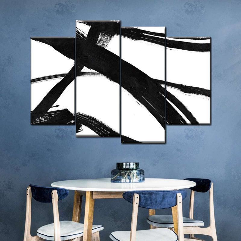 Abstrait, reproduction d'art sur toile, H 48 po x l 75 po x P 1,25 po