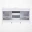 Meuble-lavabo double 59 po, comptoir en résine