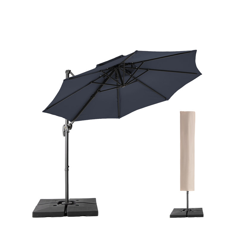 Parasol en porte-à-faux 108 po, Marine