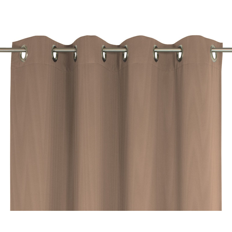 Uni Collection Room Darkening Curtain, 142cm wide x 295cm high, Brown
