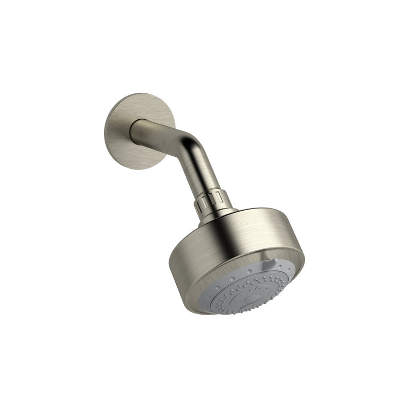 Riobel 4" 3-Function Showerhead With Arm, Brushed Nickel