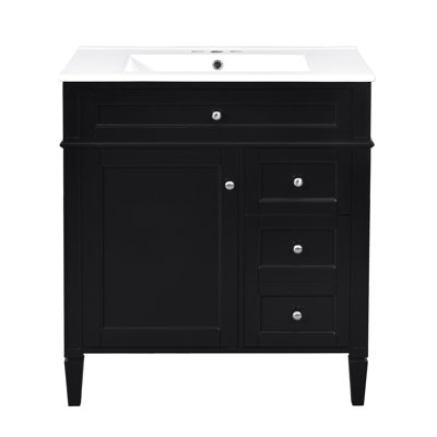 Meuble-lavabo de 30 po avec lavabo supérieur