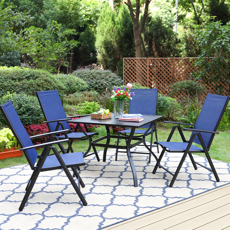 4 - Person Patio Dining Set with Square Table