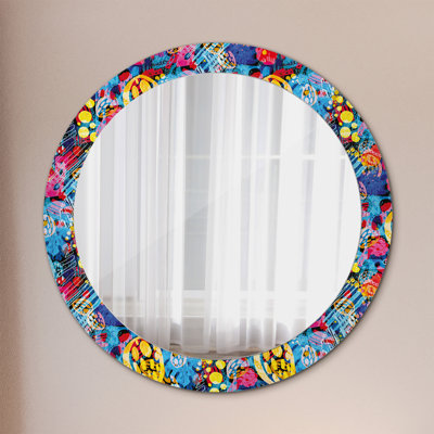 Huldar Glass Flat Wall Mirror