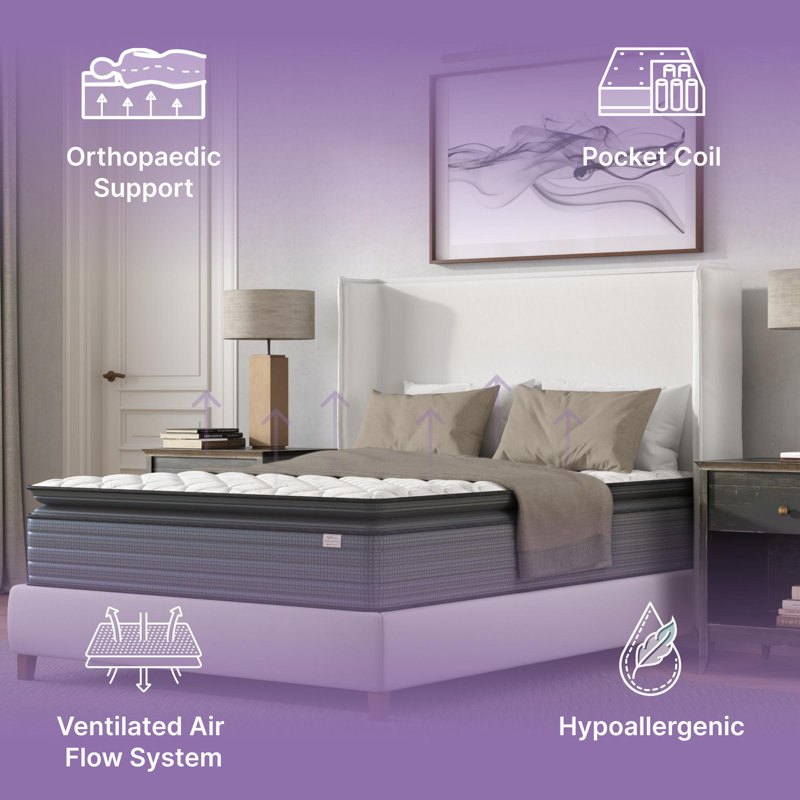 Cooling Gel Hybrid Mattress, Extra-long Twin
