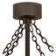 Williston Forge 24B2F8EF19B045CAAA20C1CAE7F3592D Huit lumières de style contemporain et contemporain de la collection Golden Forge de 44,00 po