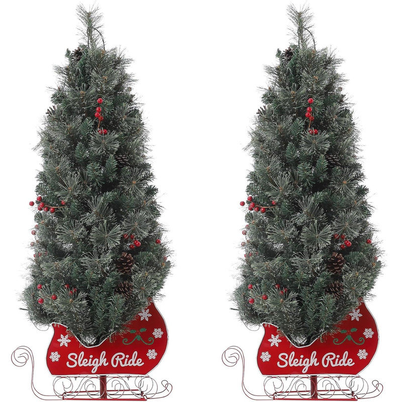 4.5' H Lighted Artificial Christmas Tree