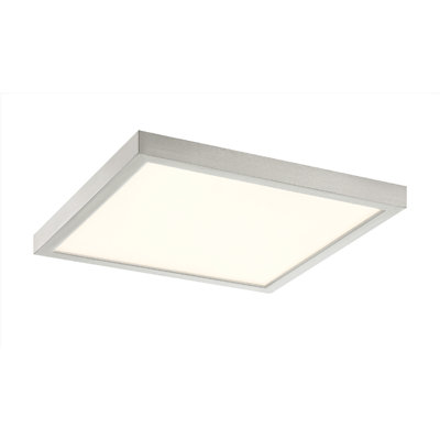 troy LED Flushmount - Square, 15W, 5CCT, Black