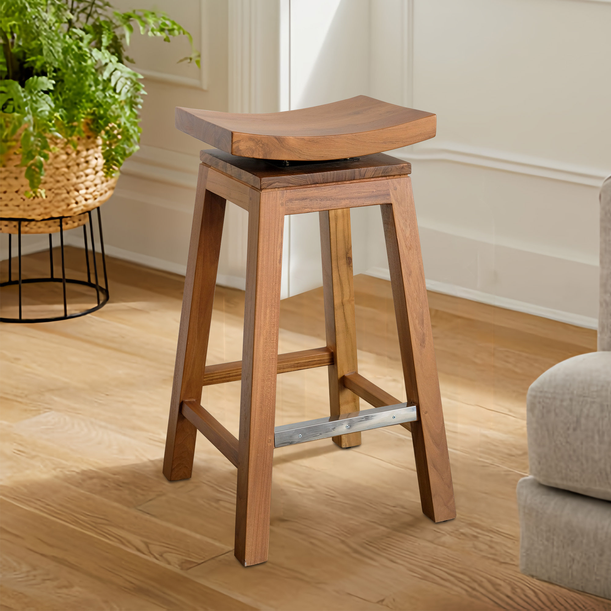 Stool teak online