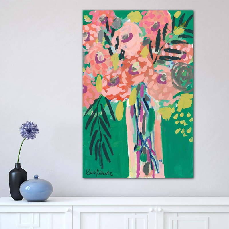 Still Life In Jade by Kait Roberts - Wrapped Canvas Painting, 66.04cm H x 45.72cm W x 3.81cm D