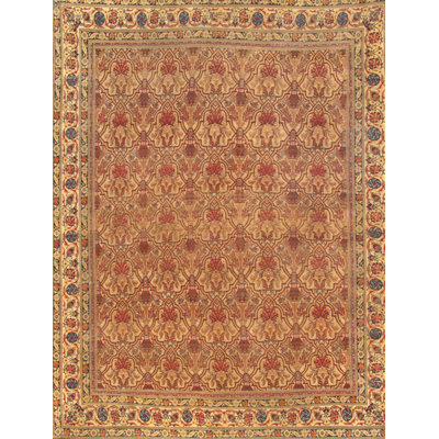 Antique Handmade Wool Oriental Area Rug