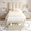 Structure de lit simple avec tiroir de rangement Cahlin-1235880508-1255829729