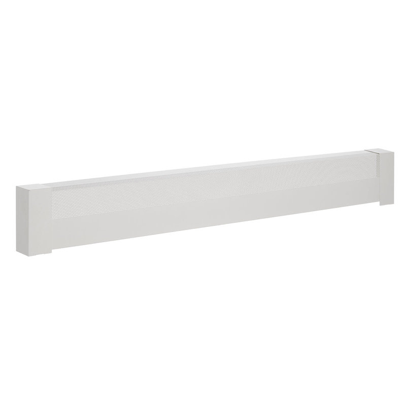 Baseboard Heater Covers, Basic Series 5 Ft Standard Electric Heating Unit Front Cover For Home Improvement, Heavy-Duty Steel, Easy Installation For Bedroom Replacing Old Cover, White