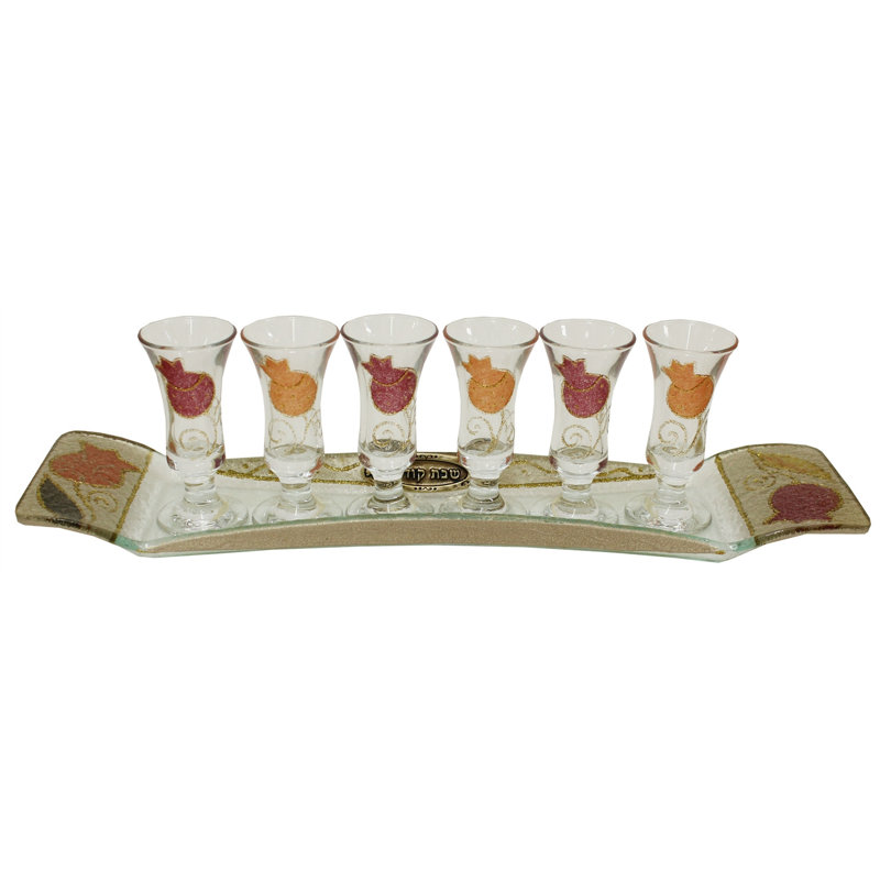 Ensemble de verres à liqueur de grenade Cheers