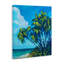 Cerulean Sky & Palms Canvas, conception par Dan Meneely-1797685770