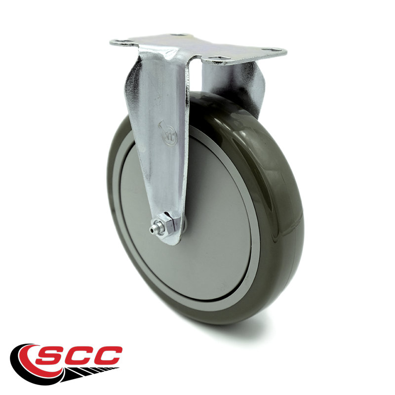 Polyurethane Wheel Rigid Top Plate Caster
