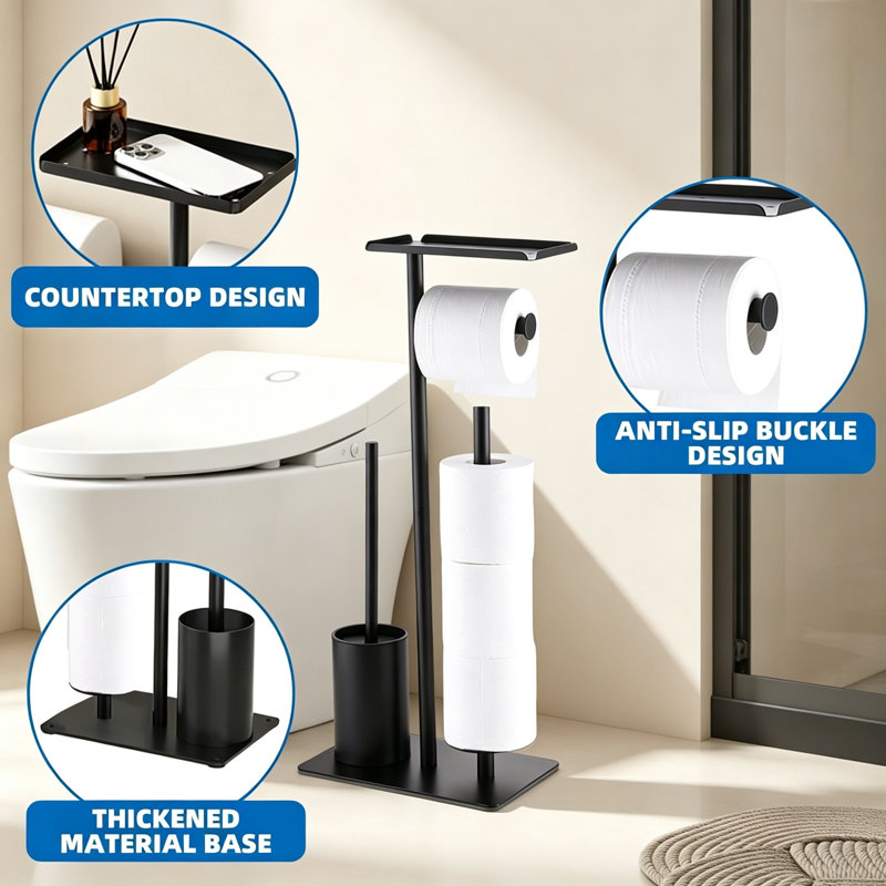 Free Standing Toilet Paper Holder