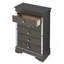 Coffre Verona G6702-CH, noir métallique-777616635