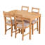 4 - Person Solid Oak Dining Set-87460563