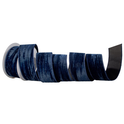 2.5"X10Y Crush Wave Velvet Ribbon