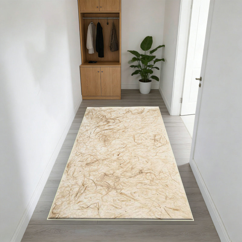 Washable Area Rug for Living Room,Non Slip Modern Abstract Beige Rugs, Easy Clearning Low Pile Large Carpet for Bedroom, Dining Room, Nursery, Office