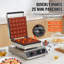 25 pièces Mini-crêpière commerciale 43mm Dorayaki 1700W