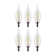 25 Watt Equivalent CA10 E12/Candelabra Dimmable 2700K LED Bulb