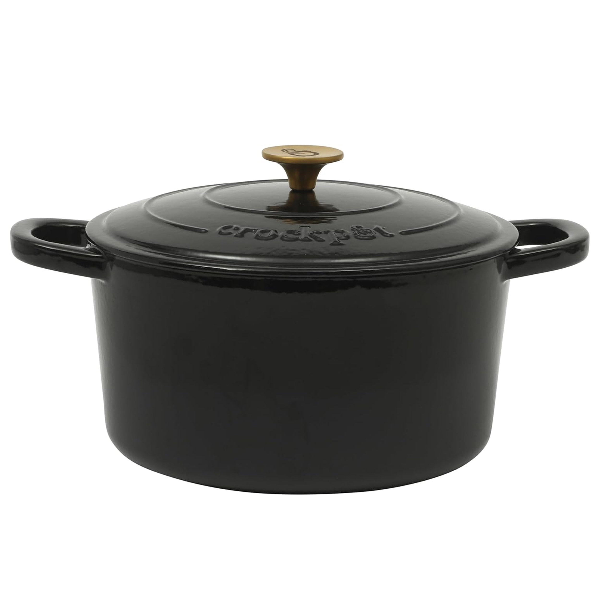 Crock-pot Crock Pot Artisan Quart Oval Enameled Cast Iron Dutch