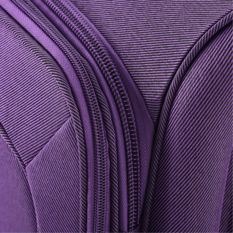 Valise extensible 3 pièces en mauve - Valise avec verrou TSA et coque intérieure fonctionnelle antichoc