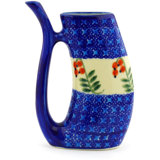 Polish Pottery 10 oz. Stoneware Mug with Straw