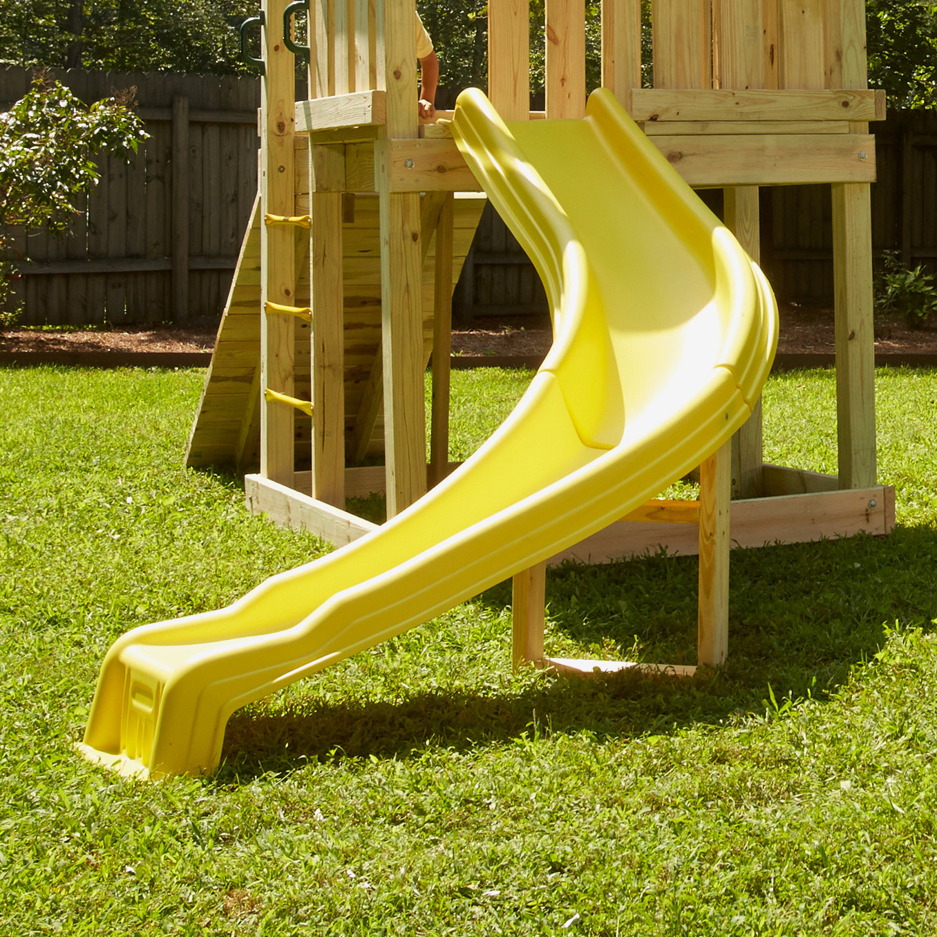SwingnSlide Side Winder Curved Slide for 5' Deck & Reviews Wayfair