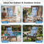  Ensemble de coussins de chaise de patio à haut dossier de 2, 47 x 21 x 2,4 po-1318875297