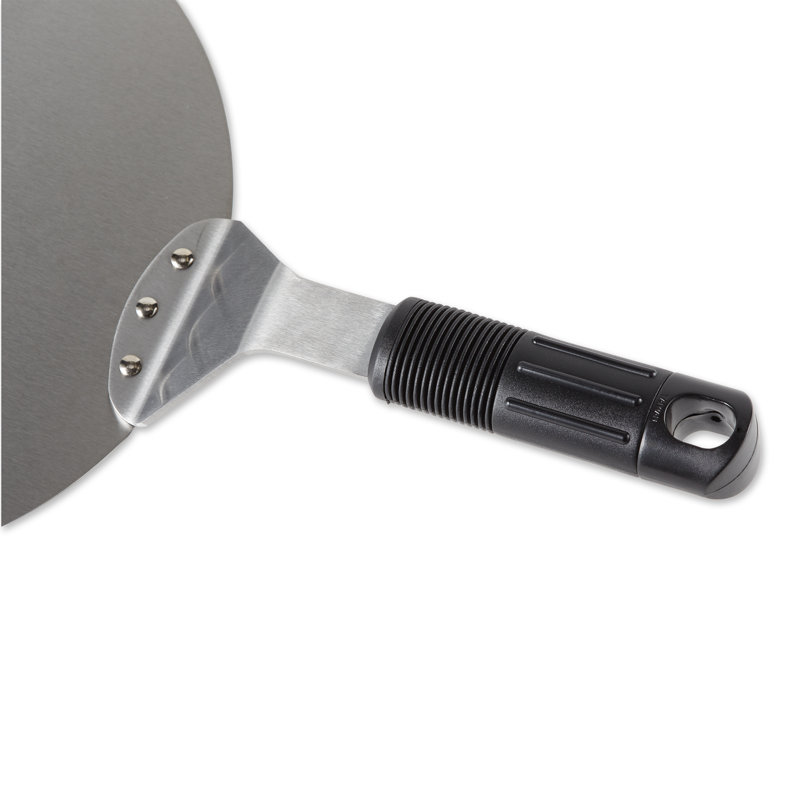 Stainless Steel Pizza Turner with Silicone Handle, 10-inch