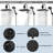 13'' High Pressure 5-Spray Rainfall Shower Head,With 10-Mode Handheld Spray, 20 Stage Shower Filter, 12'' Adjustable Extension Arm, 71'' Hose-120201368