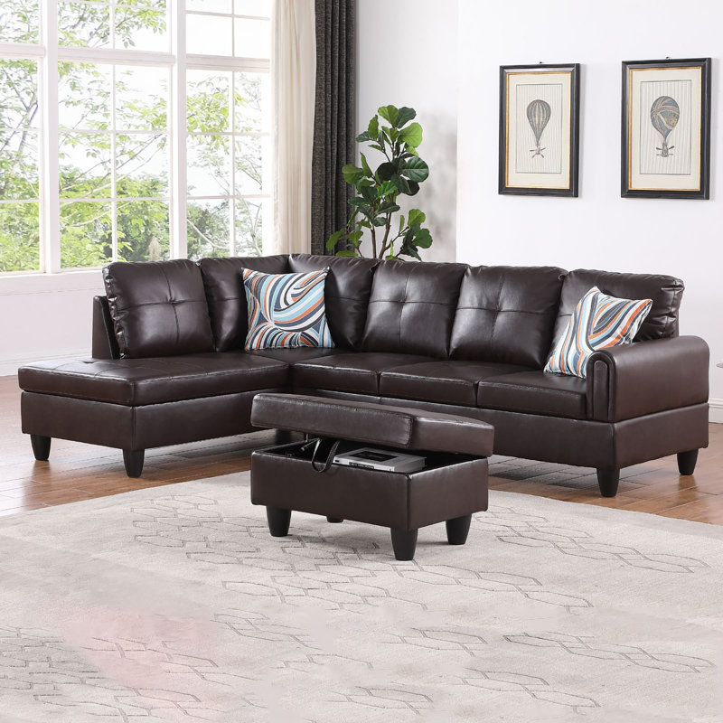 Repose-pieds avec rangement 28,5 po Julies