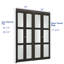Porte pliante en bois manufacturé 3-Lite-126330727