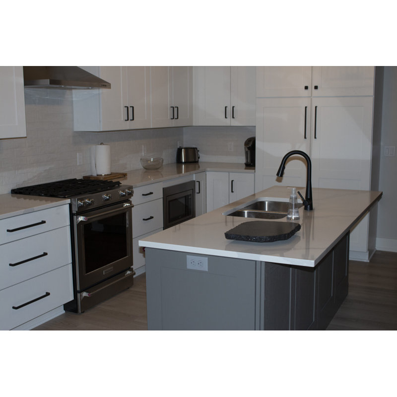 Milano Square Knob, White Bronze