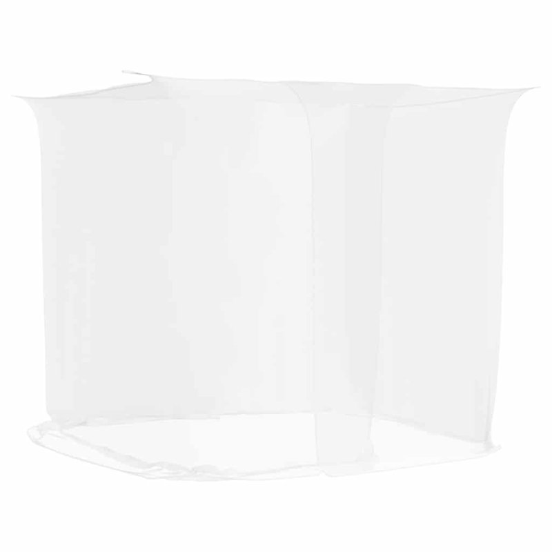 Moustiquaire suspendue Vidaxl 156 filet blanc, H 59,1 po x l 86,6 po x P 39,4 po