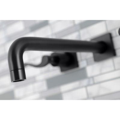 Manhattan Double Handle Wall Mounted Roman Tub Faucet